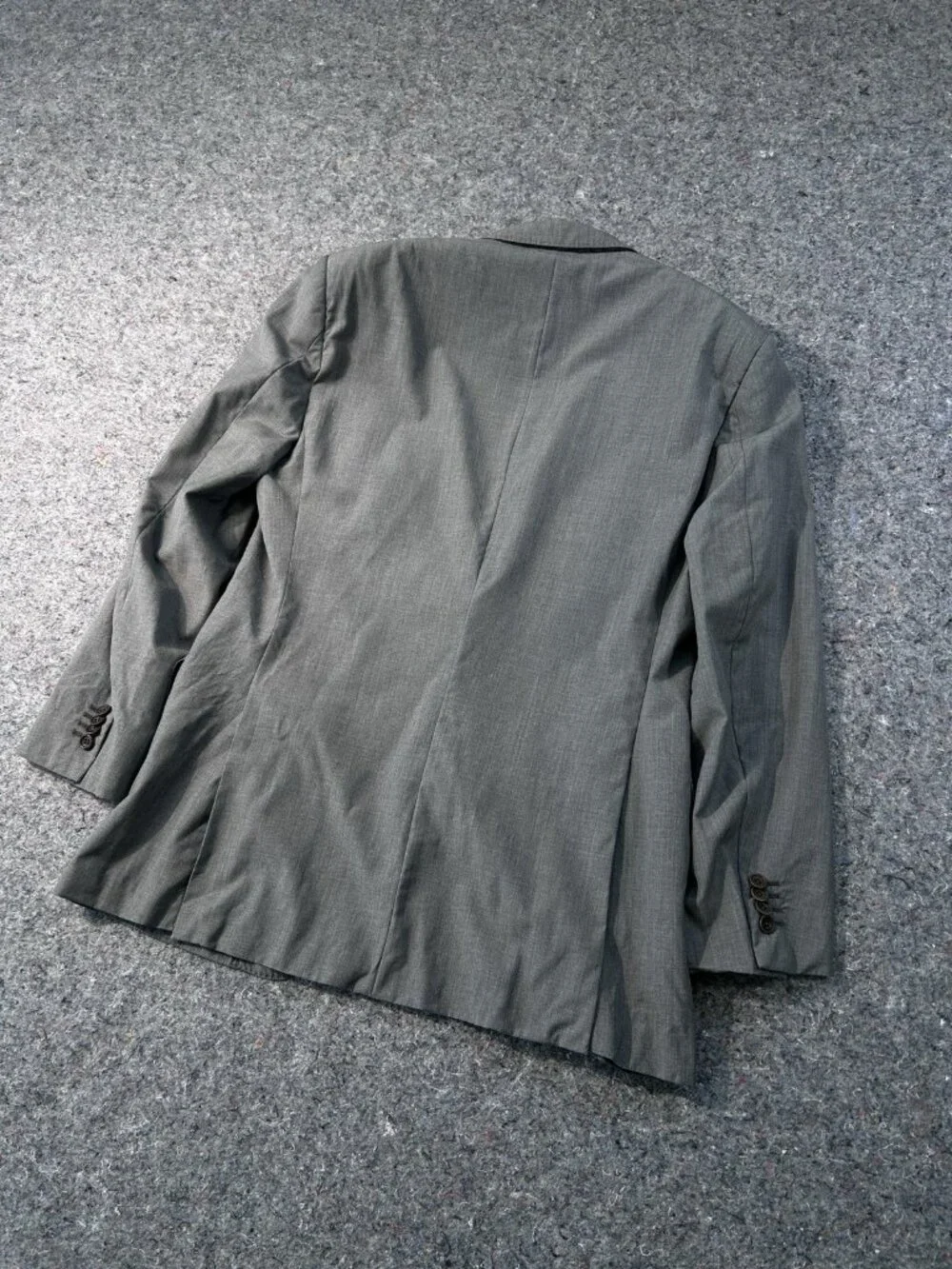 Versace Men’s Gray Wool Blazer Sport Coat Size 50R / US 40R Made In Switzerland